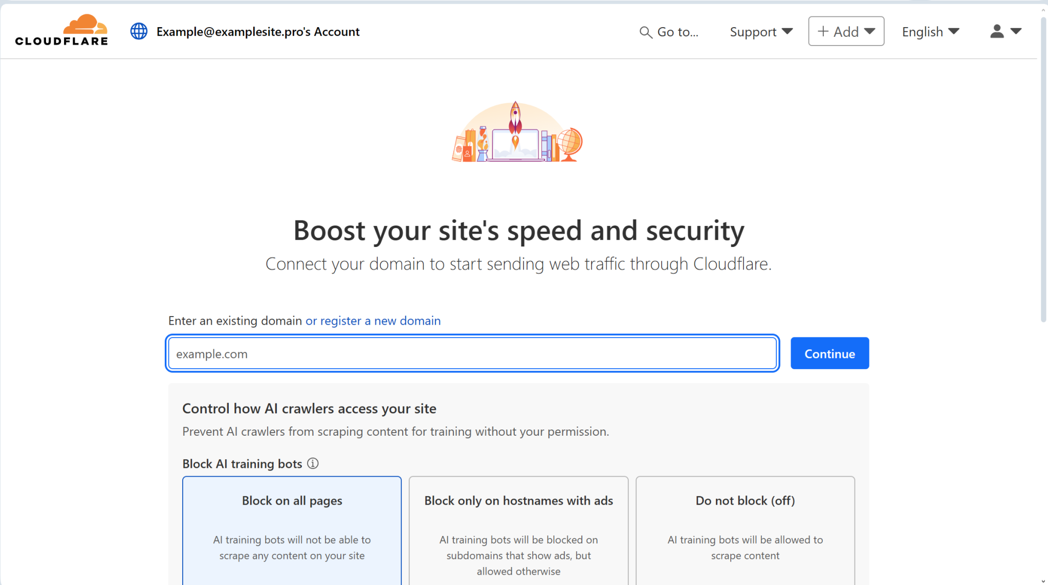 How to sign up for a new Cloudflare account - Servers&Hosting